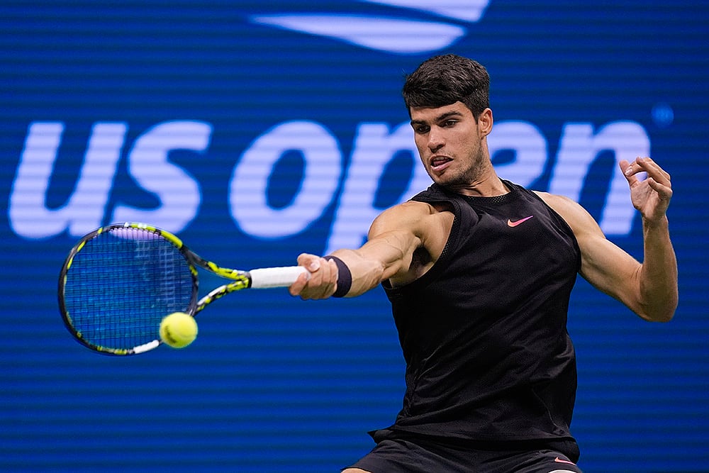 2024 US Open tennis championships Botic van De Zandschulp vs Carlos Alcaraz_5