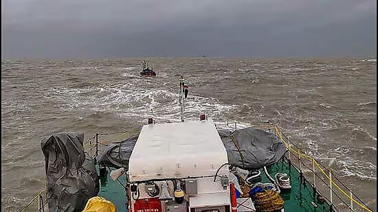 Cyclonic weather in Gujarat - PTI