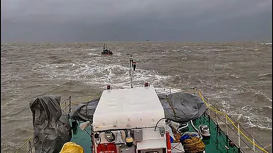 Cyclonic weather in Gujarat