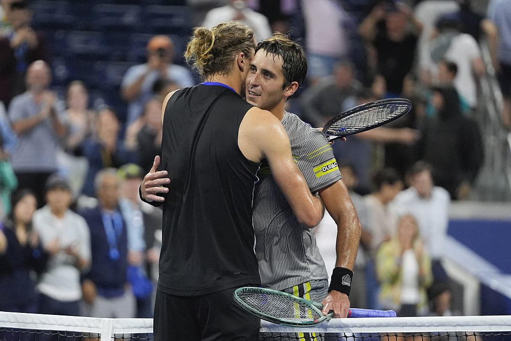 US Open tennis championships 2024 Alexander Zverev vs Tomas Martin Etcheverry_1