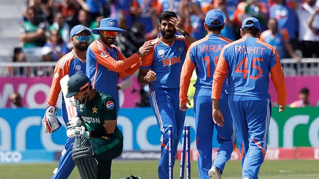 AP : India beat Pakistan by six runs in their ICC T20 World Cup 2024 clash.