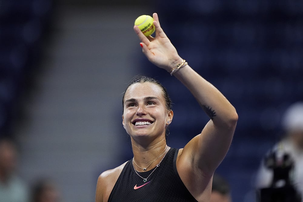 US Open tennis championships 2024 Aryna Sabalenka vs Erika Andreeva_3