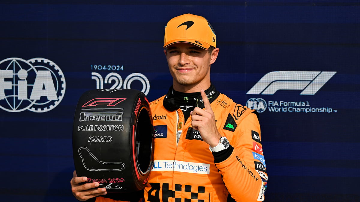 Lando Norris will start the Italian Grand Prix on pole. - null