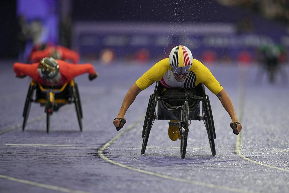 Paris Paralympics games 2024 Day 2_Mens 400m T52 race
