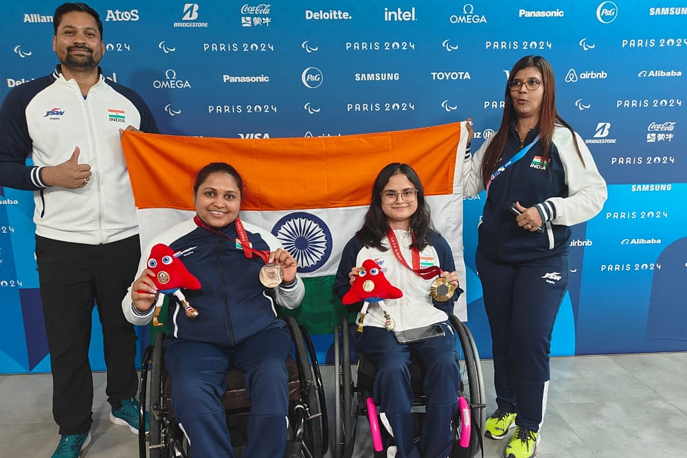 Paris Paralympics 2024 Womens 10m air rifle (SH1) shooting_4