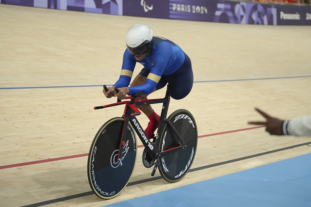 Paris Paralympics games 2024 Day 2_Womens C1-3 3000m individual pursuit qualifying