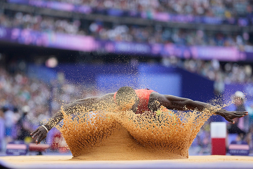 2024 Paris Olympics Day 7 Photo Gallery_decathlon long jump 
