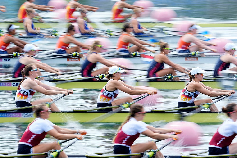 2024 Paris Olympics Day 5 Photo gallery_womens quadruple sculls rowing 