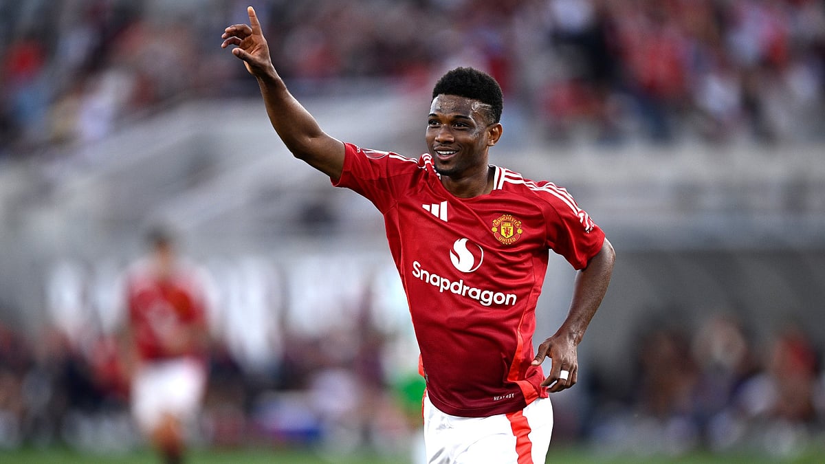 Manchester United winger Amad Diallo. 