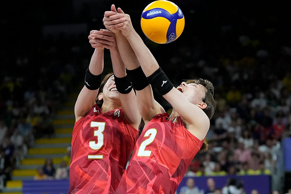 2024 Paris Summer Olympics Day 6 Photo Gallery_womens volleyball between Brazil and Japan