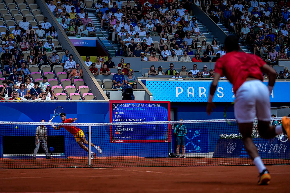 2024 Paris Olympics Tennis Carlos Alcaraz vs Felix Auger-Aliassime_4