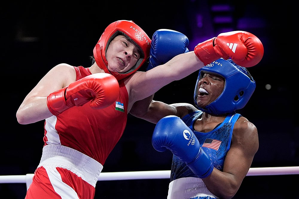 2024 Paris Summer Olympics Day 6 Photo Gallery_Womens 66kg boxing 
