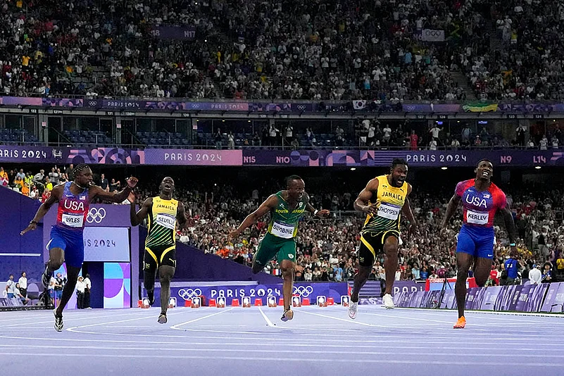 2024 Paris Olympics Games Athletics mens 100-meters final_4