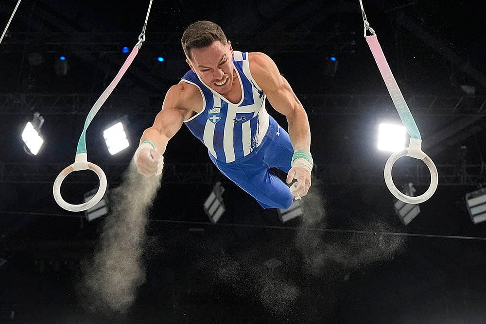2024 Paris Summer Olympics Day 9 Photo Gallery_gymnastics individual rings finals