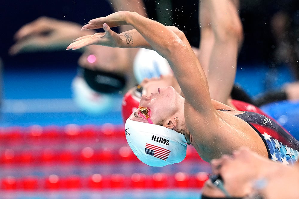 2024 Paris Summer Olympics Day 6 Photo Gallery_Womens 200-meter backstroke