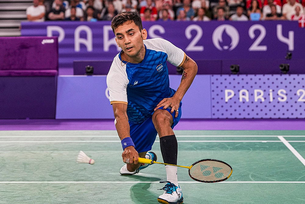 2024 Paris Olympic Games Badminton Lakshya Sen vs Lee Zii Jia_4