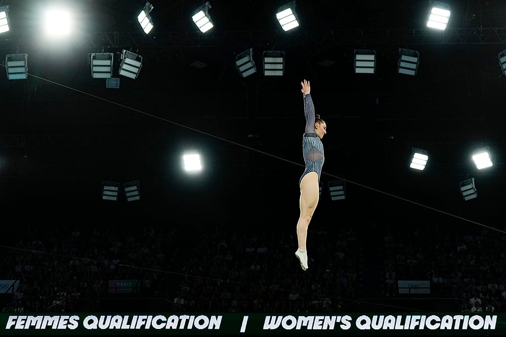 2024 Paris Olympics Day 7 Photo Gallery_womens trampoline qualification round 