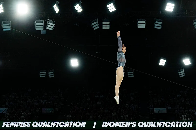2024 Paris Olympics Day 7 Photo Gallery_womens trampoline qualification round
