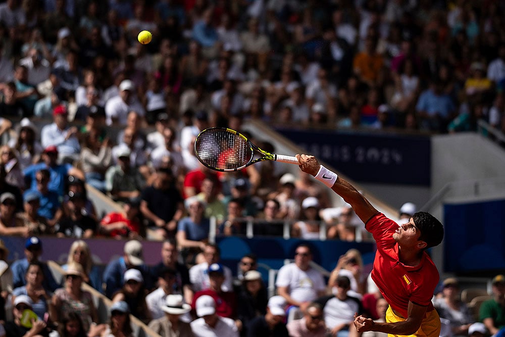 2024 Paris Summer Olympics Tennis Novak Djokovic vs Carlos Alcaraz_