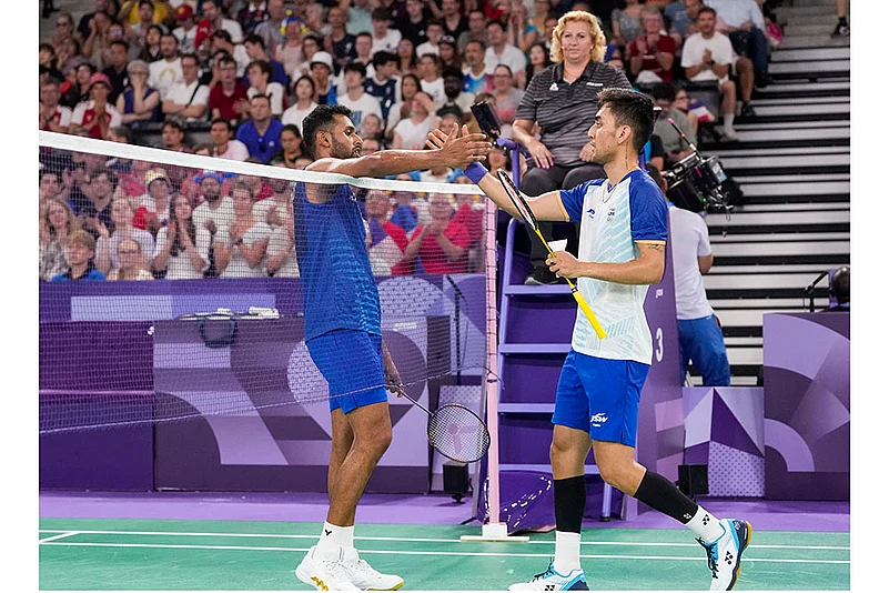 2024 Paris Summer Olympics Badminton Lakshya Sen vs HS Prannoy_3