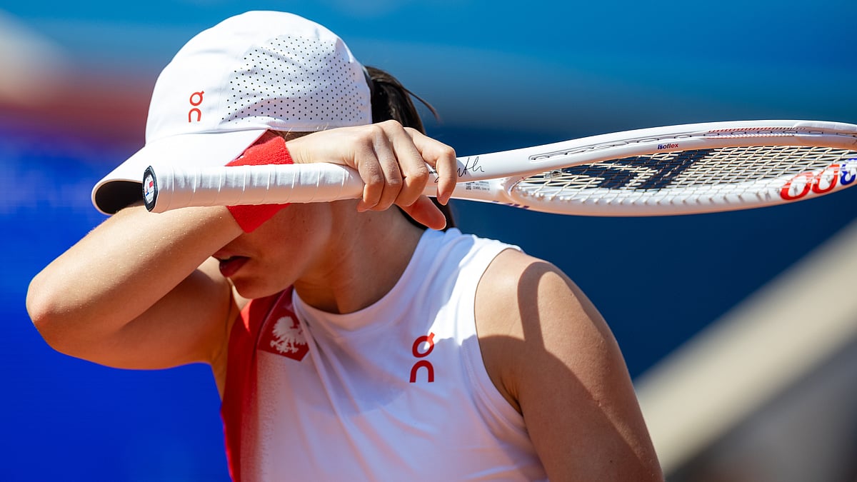 Iga Swiatek's quest for a gold medal at the Paris Olympics ended in the semi-finals