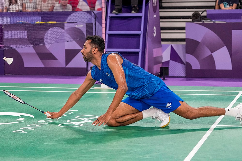 2024 Paris Summer Olympics Badminton Lakshya Sen vs HS Prannoy_6
