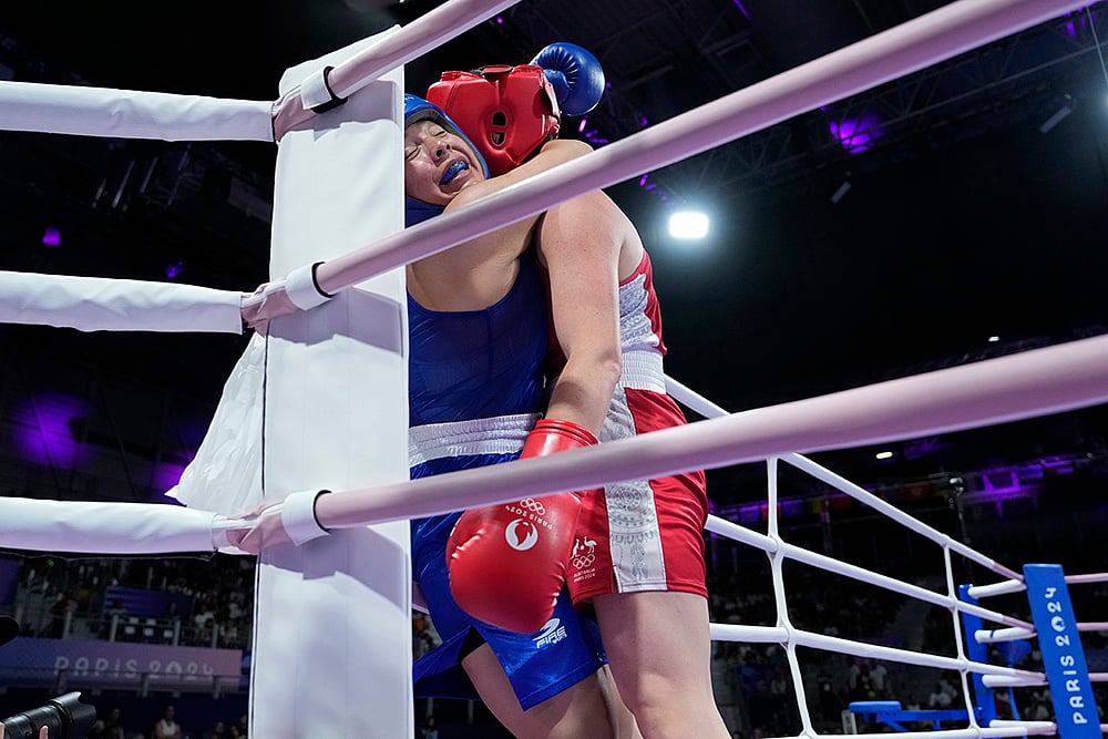 2024 Paris Olympics Day 5 Photo gallery_womens 75 kg boxing match
