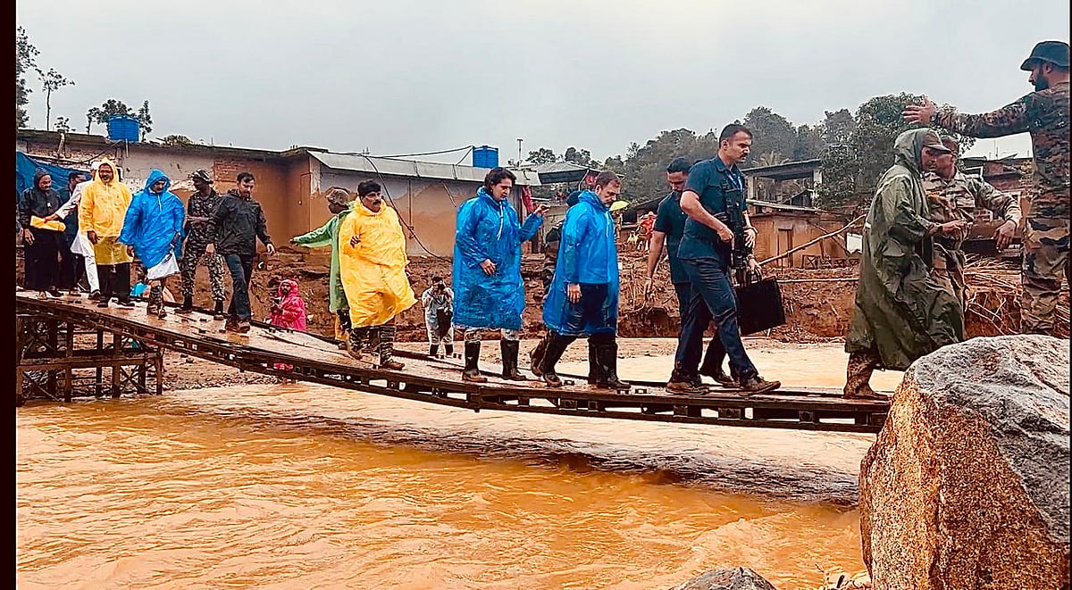 Rahul gandhi wayanad landslides