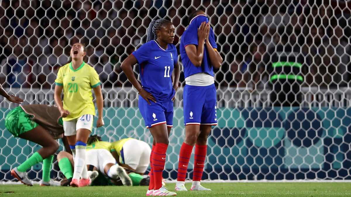 France crashed out of the Olympics