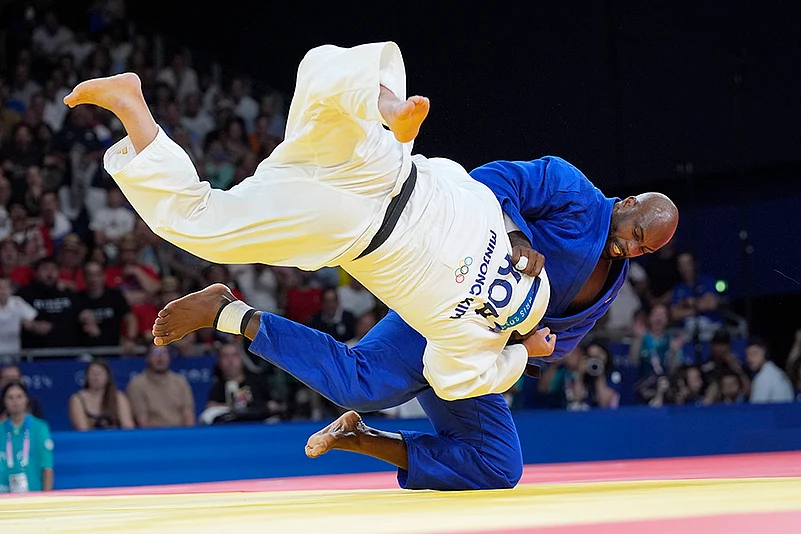 2024 Paris Olympics Day 7 Photo Gallery_Judo: Mens +100 kg final
