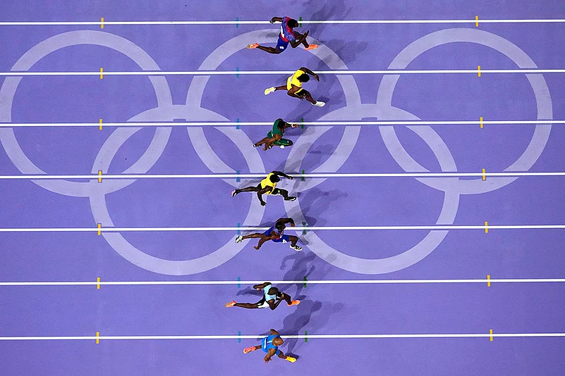 2024 Paris Olympics Games Athletics mens 100-meters final_8
