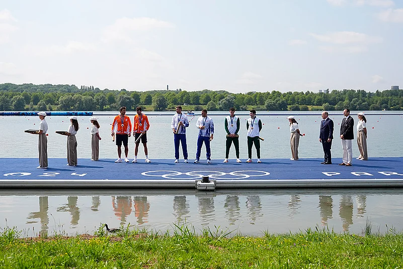 Rowing At Paris Olympics 2024_Mens double sculls final_8