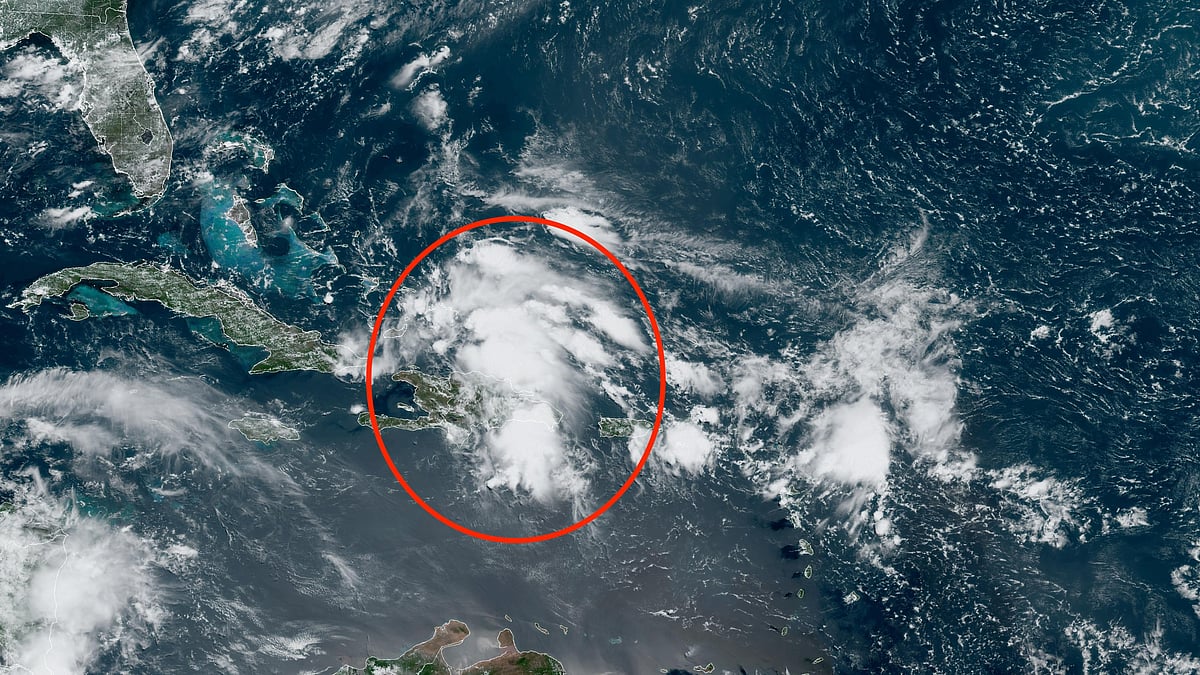 X : Satellite image of Invest 97L.