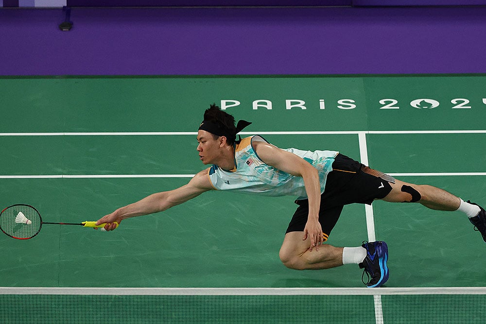 2024 Paris Olympic Games Badminton Lakshya Sen vs Lee Zii Jia_3