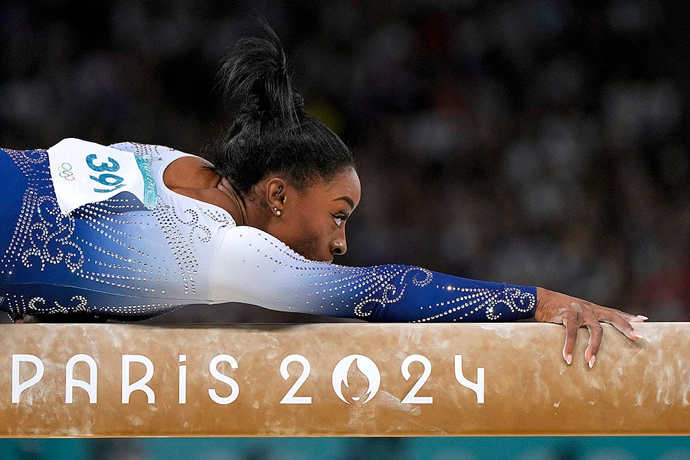 2024 Paris Olympics Day 10_womens artistic gymnastics individual balance beam finals