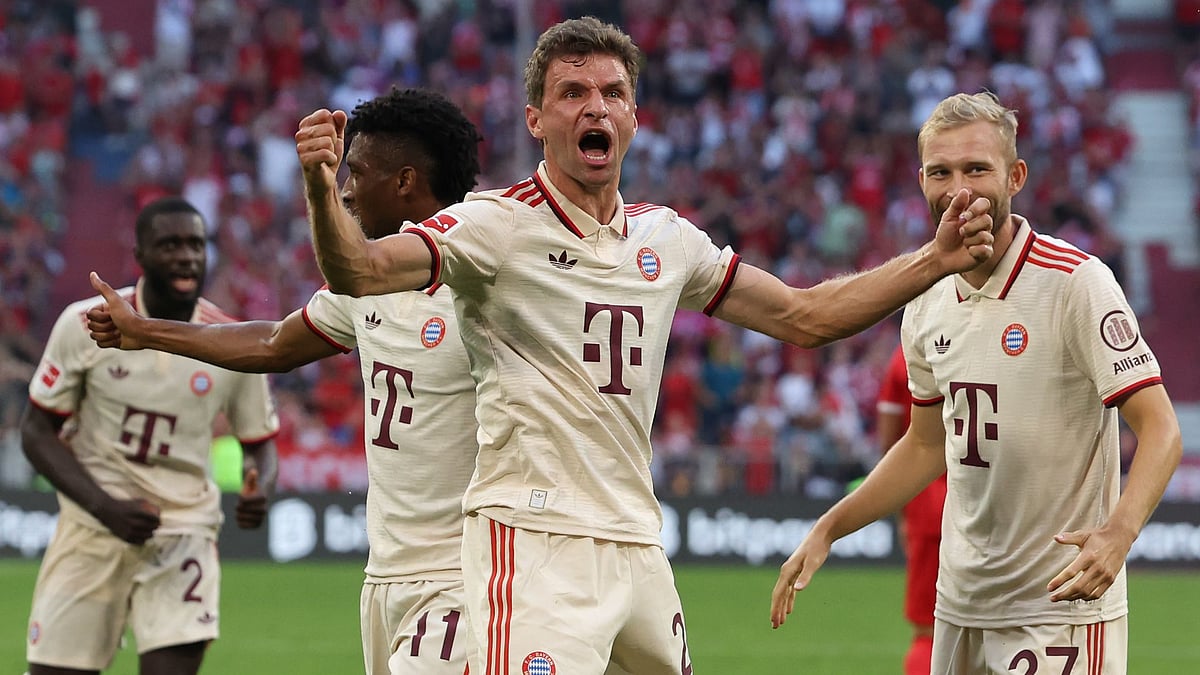 Muller marked his record-breaking appearance with a goal - null