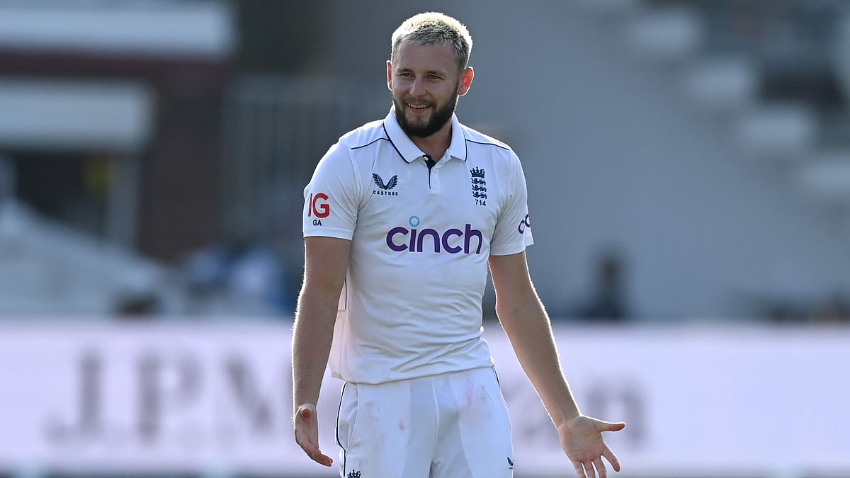 Gus Atkinson celebrates the dismissal of Milan Rathnayake - null
