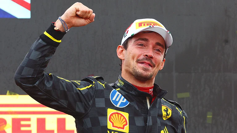 Charles Leclerc celebrates his second victory at Monza - null