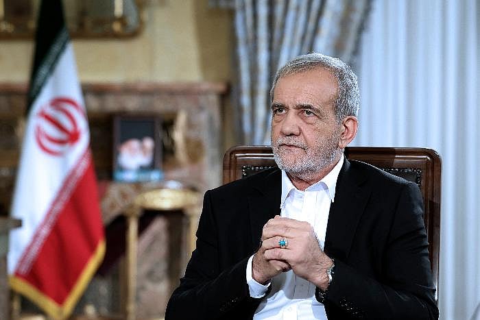 Iran president Masoud Pezeshkian |