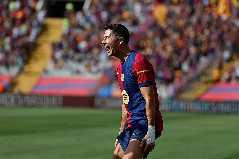 Barcelonas Robert Lewandowski