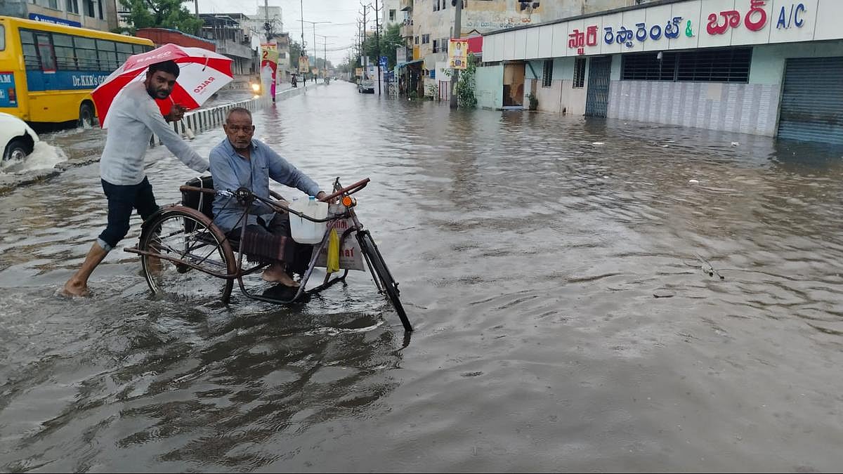 Heavy rainfall in Andhra Pradesh |