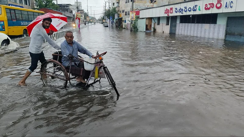 Heavy rainfall in Andhra Pradesh |