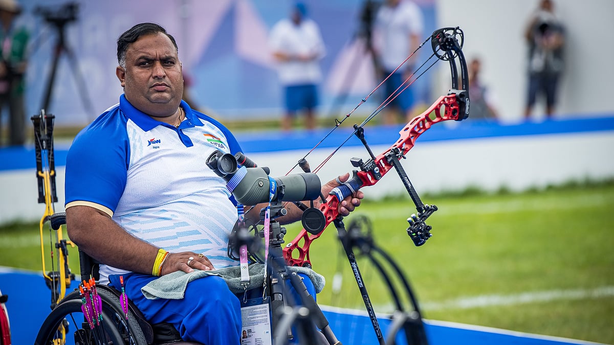 India's world number one para archer Rakesh Kumar. - X/Archery Association of India
