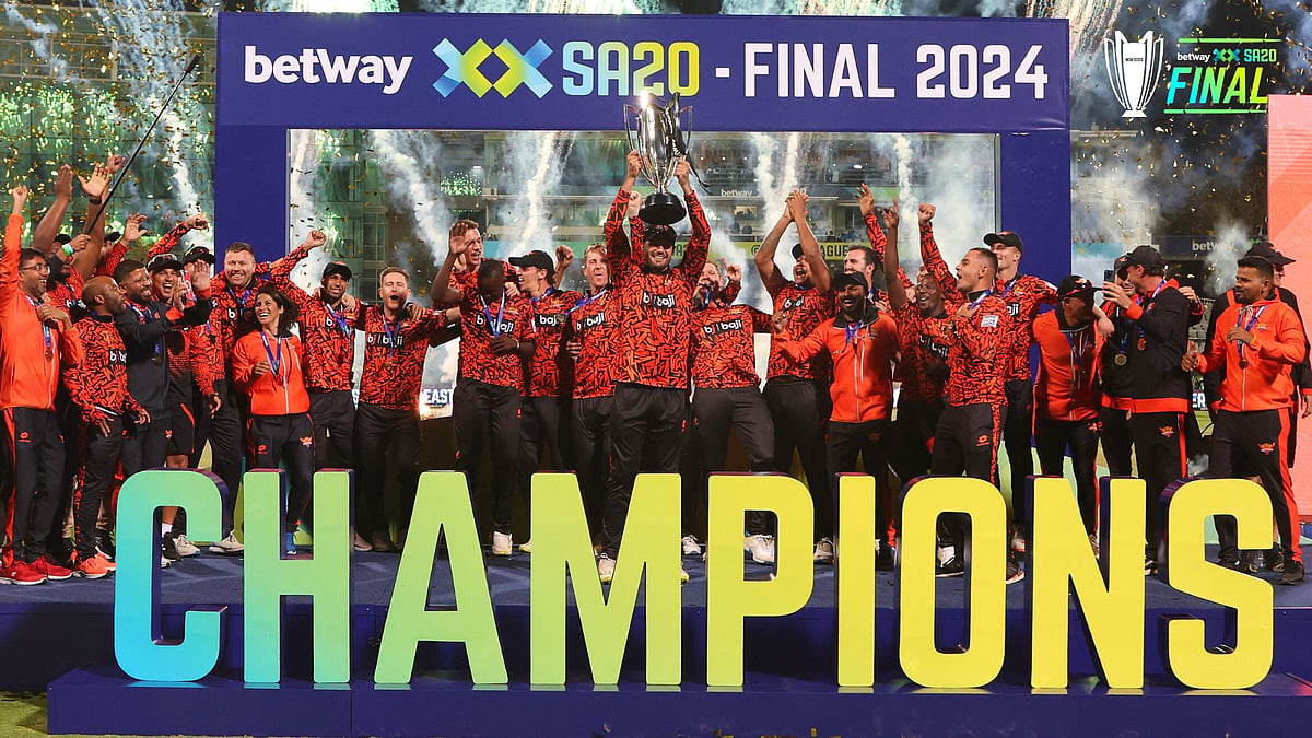 X/sa20_league : Sunrisers Eastern Cape after winning SA20 2024 Final.