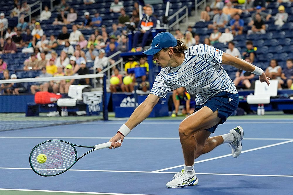 US Open tennis championships 2024 Alex de Minaur vs Jordan Thompson_3