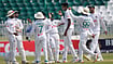 All-Round Bangladesh Outplay Pakistan In Their Own Backyard, Seal Historic Test Series Sweep AP/Anjum Naveed : Nahid Rana, third right, celebrates with teammates after taking the wicket of Babar Azam during the fourth day of the second Test between Pakistan and Bangladesh in Rawalpindi.