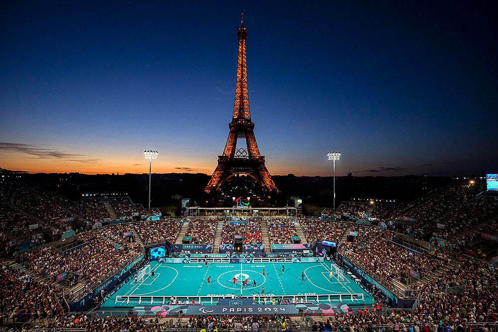 Paris Paralympics 2024 Day 4 Best Photos_Blind soccer match France vs China