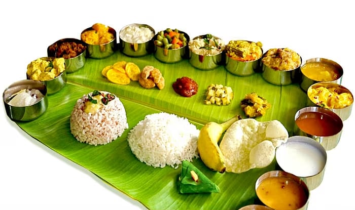 Art Of Serving Sadhya