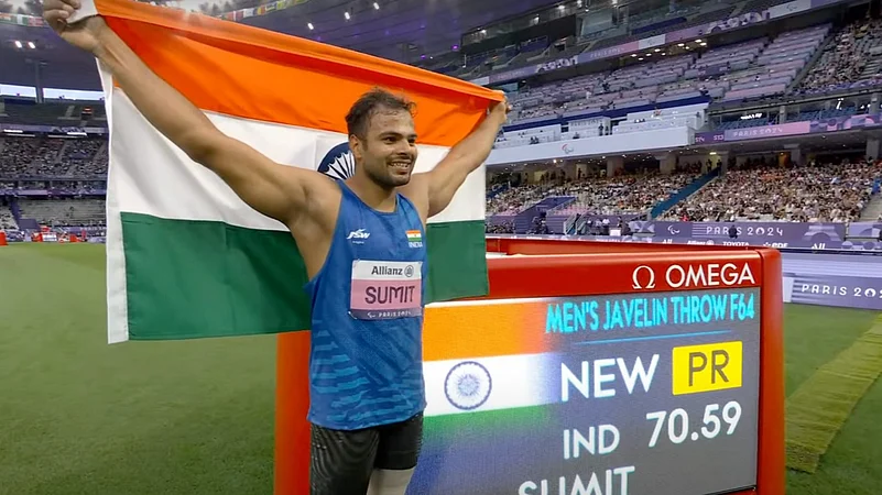 Sumit-Antil-F64-Javelin-Throw-Paris-paralympics