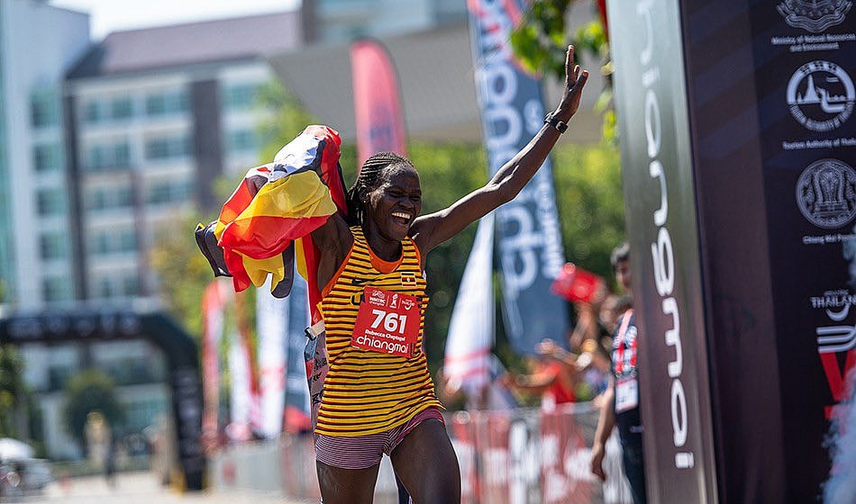 Ugandan athlete Rebecca Cheptegei - X/UgandaAthletics